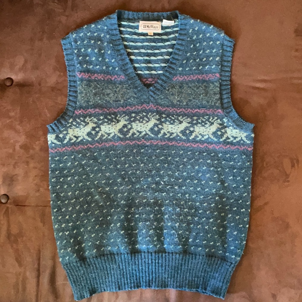 Sweater Vest w/ Reindeer